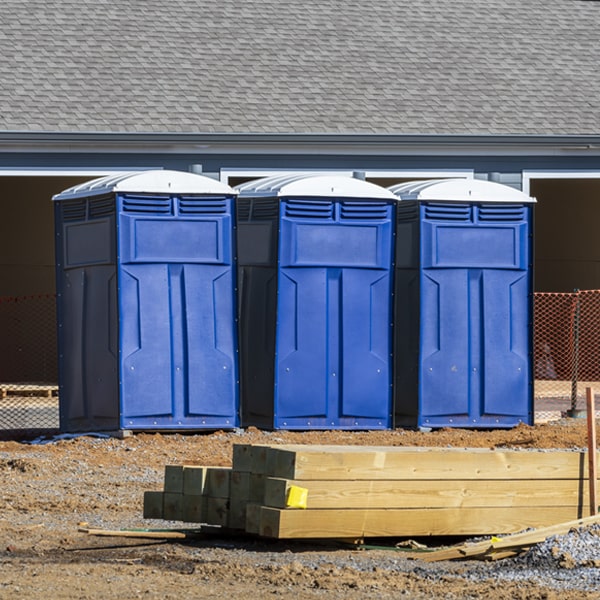 what is the maximum capacity for a single portable toilet in Java NY